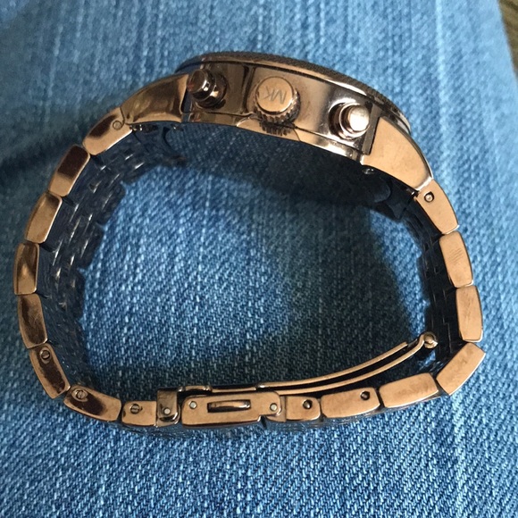 Michael Kors Ritz MK-5547 Chronograph Brown MultiDial, Date Adjust Glitz Watch! - Picture 8 of 16